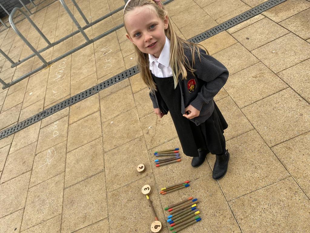 DreghornPrimary's tweet photo. Primary 2 had numbers numbers numbers on their minds today!! Lots of different ways to create their calculations. #numeracyinaction #activemaths https://t.co/WHZCuBGLxf
