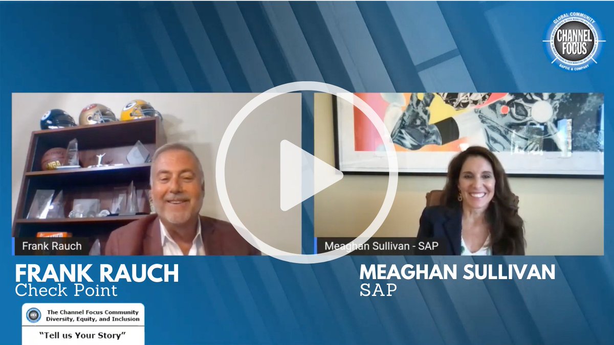 @FrankRauchCHKP, Head of WW Channel Sales at <a href="/CheckPointSW/">Check Point Software</a> interviews <a href="/MeaghanSV/">Meaghan Sullivan</a>, Head of Global Partner Marketing &amp; SME at <a href="/SAPMCaaS/">SAP</a> for the <a href="/ChannelFocusC/">The Channel Focus Community by Baptie & Co.</a> #Diversity, #Equity, and #Inclusion Series "Tell Us Your Story". 

Listen into a great discussion: buff.ly/3mfEdo3