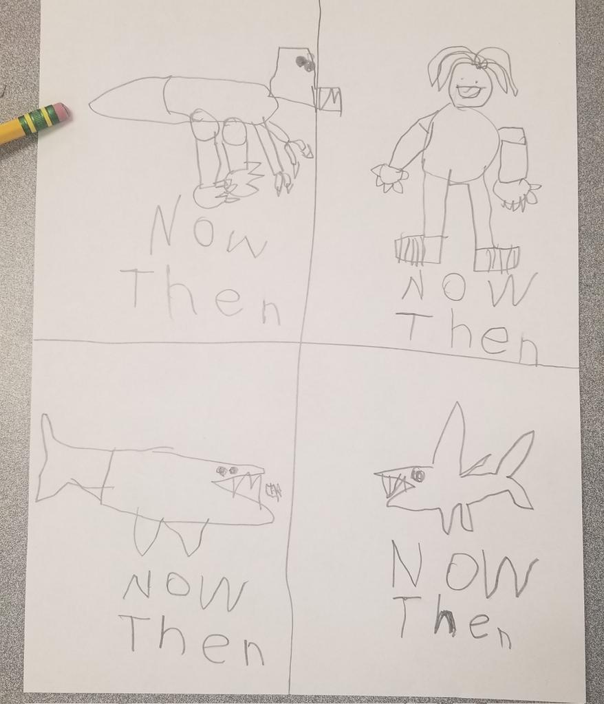 MissDukeAB's tweet photo. S..."Ms. Bryan, may I draw?" Of course! Only, I didn't know it was a test to show what I know! Think Like a Historian, @WCPSS Social Studies, is this past or present? @LRESLions #LRESPRIDEINSIDE https://t.co/cH6FIze8MH