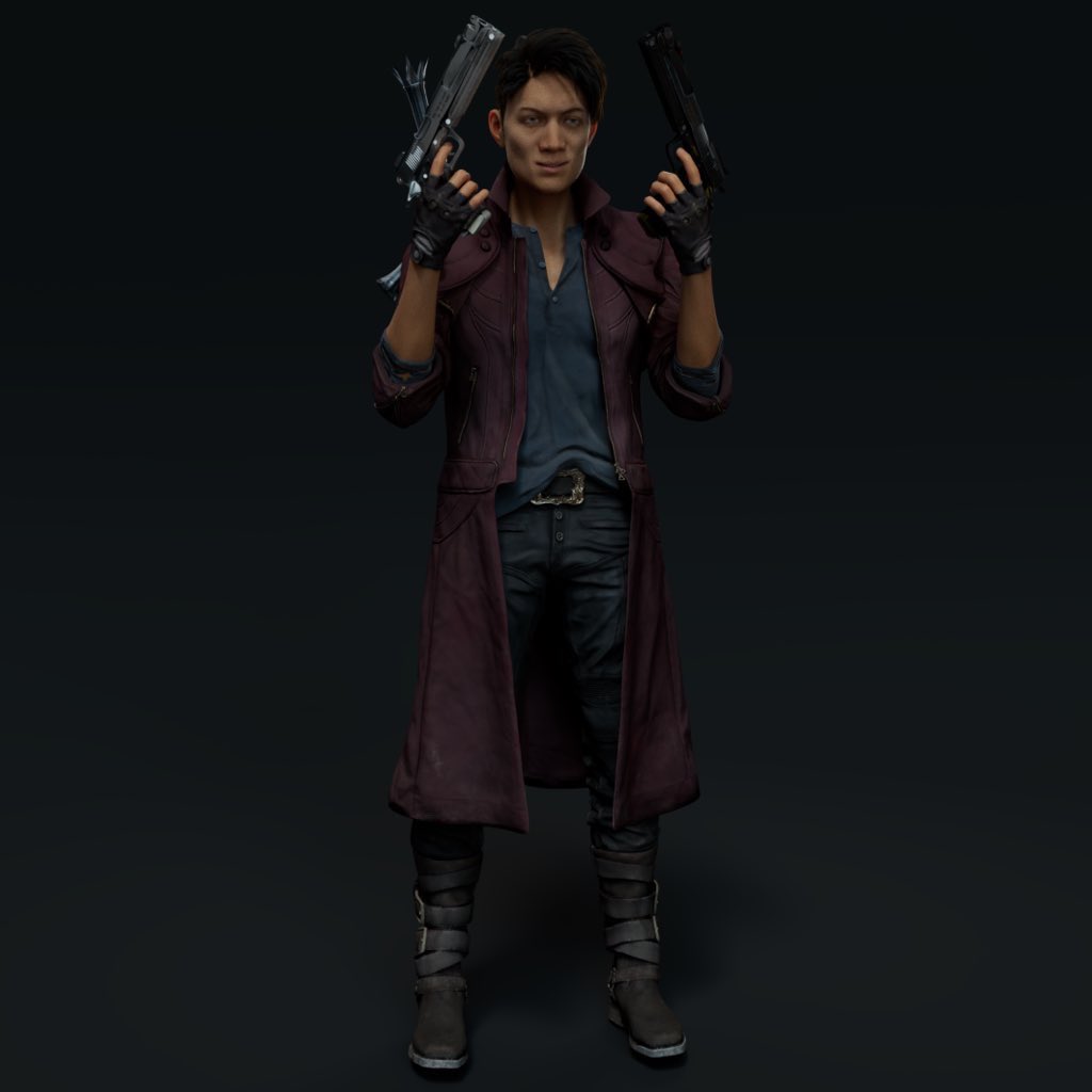 DavisNoir's tweet photo. #DigitalArtwork by @shinfrancois Inspired by the character #Dante from #Capcom #Videogame #Series #DevilMayCry #DmC #Capcom #NinjaTheory #Videogames #AWPFilms #DeathAndRebirth #DigitalArt #DigitalCharacterArt #VFX #BIPOC #RepresentationMatters #Diversity #Inclusion #Equity https://t.co/UYKpbvZQFX