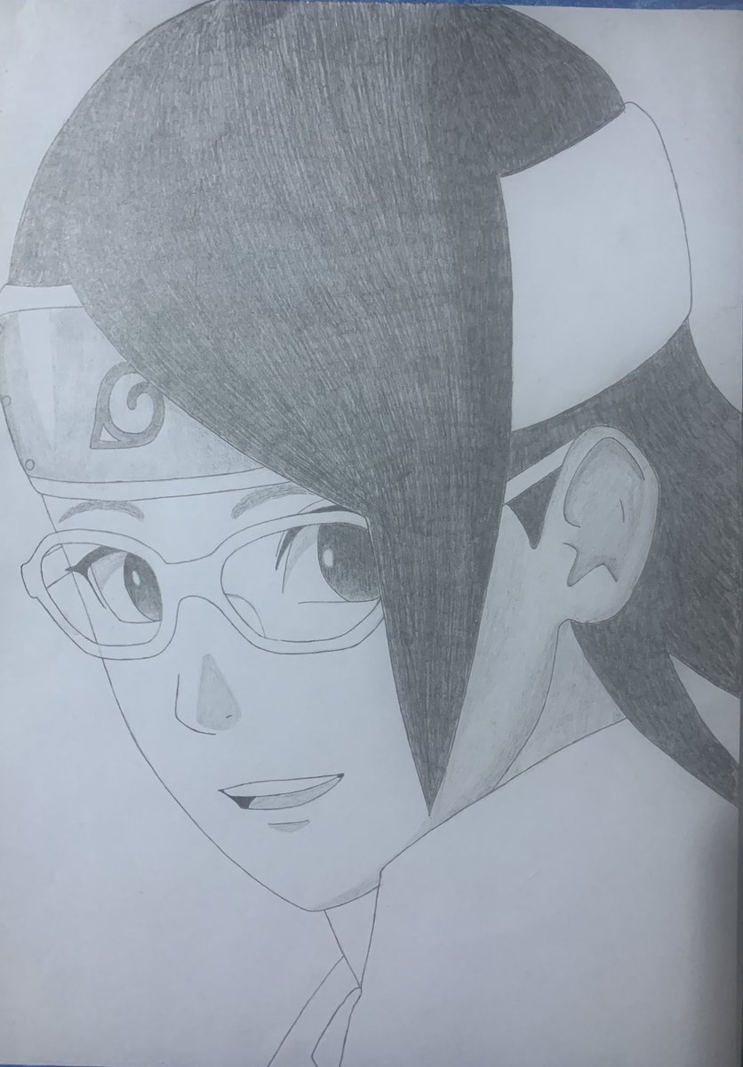 #Boruto #sarada #anime #drawing
I really like the result.and she is one of my favorite characters in Boruto. Drawing the face was not that difficult but the hair took me forever. Hope you like it guys and tell me what you think about it.