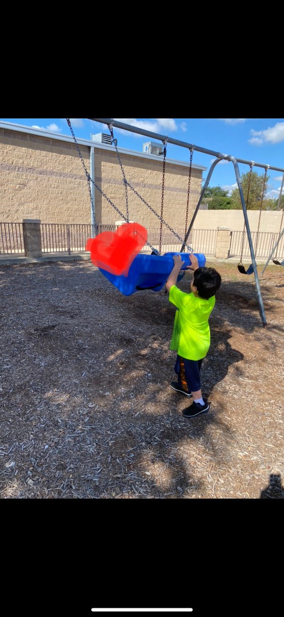 how much do you love adapted swings !
#teacherbucketlist
#NISD2021
#CarsonElementary