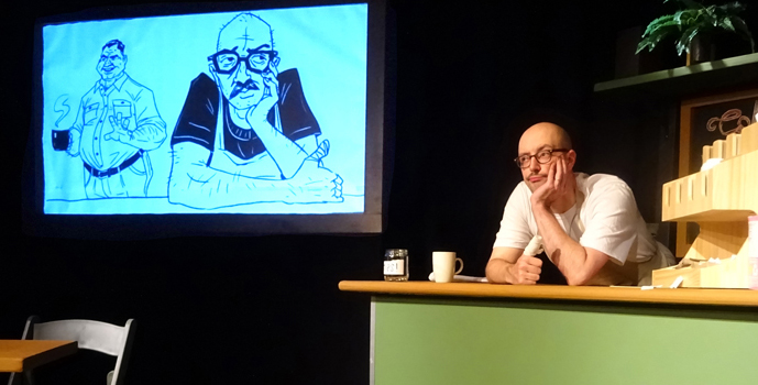 Jared by Rachel Wyatt - till Oct 9. Live &amp; in-person! “it will take your heart in hand and remind you of how important human connection really is.”  Nexus Newspaper. for dates/reservation/pricing/trailer go to: theatreinconnu.com/2021/09/jared-…