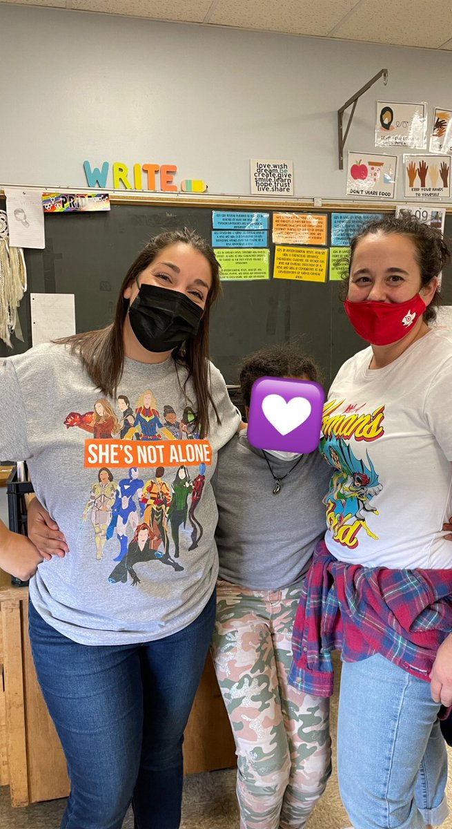 Mrs__Burton's tweet photo. Today was unofficial Girl Power day in room 217 with Mrs. Burton and Ms. Valerino! #SCSDSuccess https://t.co/V4M2xj6UV1