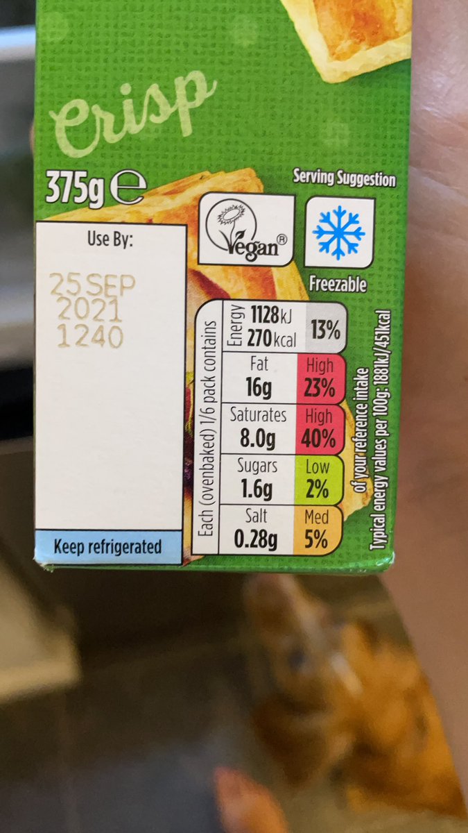 KerriDanielle_'s tweet photo. @asda having to message on here because I can’t get my head around your online customer care. But I was sent out of date pastry. It arrived on 28/09 &amp; the expiry date is 25/09 https://t.co/FyTsPZXh9s