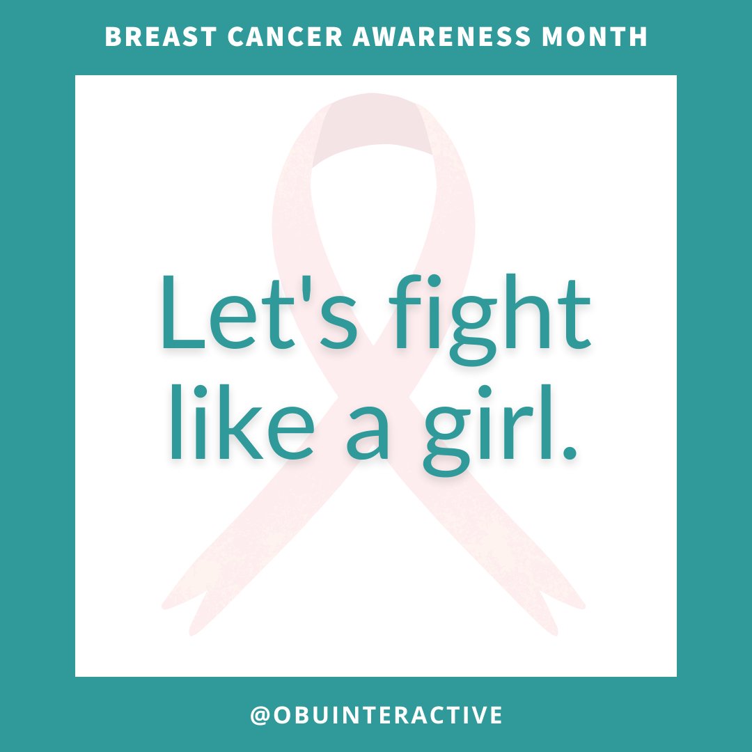 Supporting the fighters, admiring the survivors, honoring the taken,  and never giving up hope. #BreastCancerAwarenessMonth