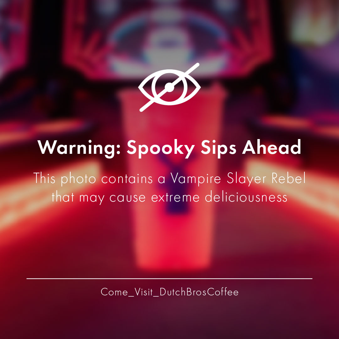 Dutch Bros Coffee on Twitter "The Blended Vampire Slayer Rebel is