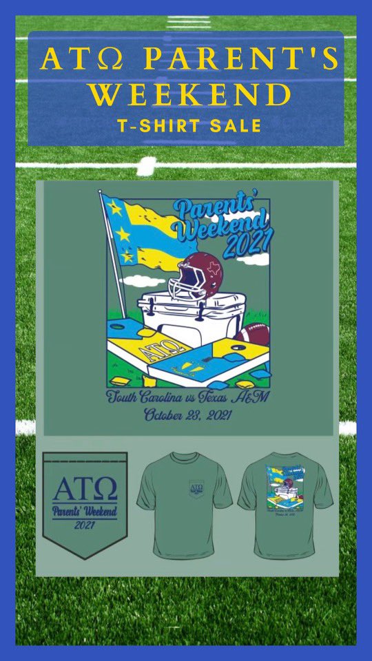 Make sure to buy our Parents Weekend shirts by Oct. 10th! Link in bio.