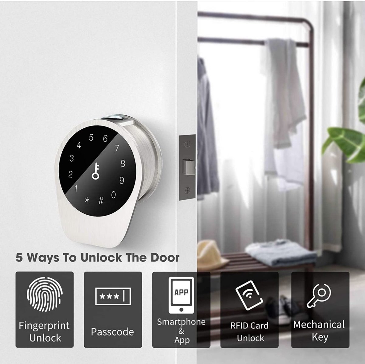 GeekSmart2021's tweet photo. 🌟GEEK SMART LOCK GIVEAWAY🎉🌟
Win one of our best-sellers lock 505🔐(worth $140）

To enter🗝：
1. Follow me @GeekSmart2021 and @GeekTechnology3 
6. Like &amp; RT this Post 🤍
7. Tag 3 friends on this post👫

🗓The winner will be selected on October 6, at 3pm.

#giveaway #geeksmart https://t.co/KdJNRZcAmH