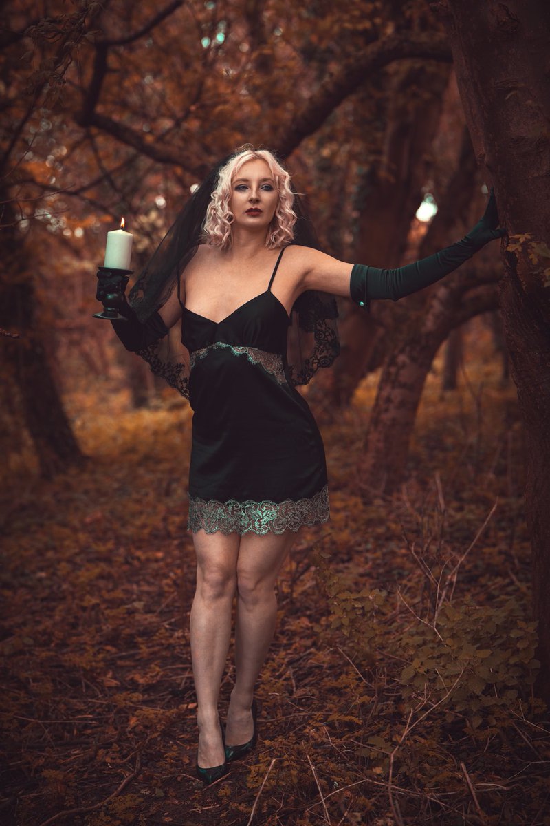 thelingerierae's tweet photo. "There are darknesses in life and there are lights, and you are one of the lights, the light of all lights."

Spoopy season in @FreolicLingerie by Rook Boudoir https://t.co/dj3HkHOSUW