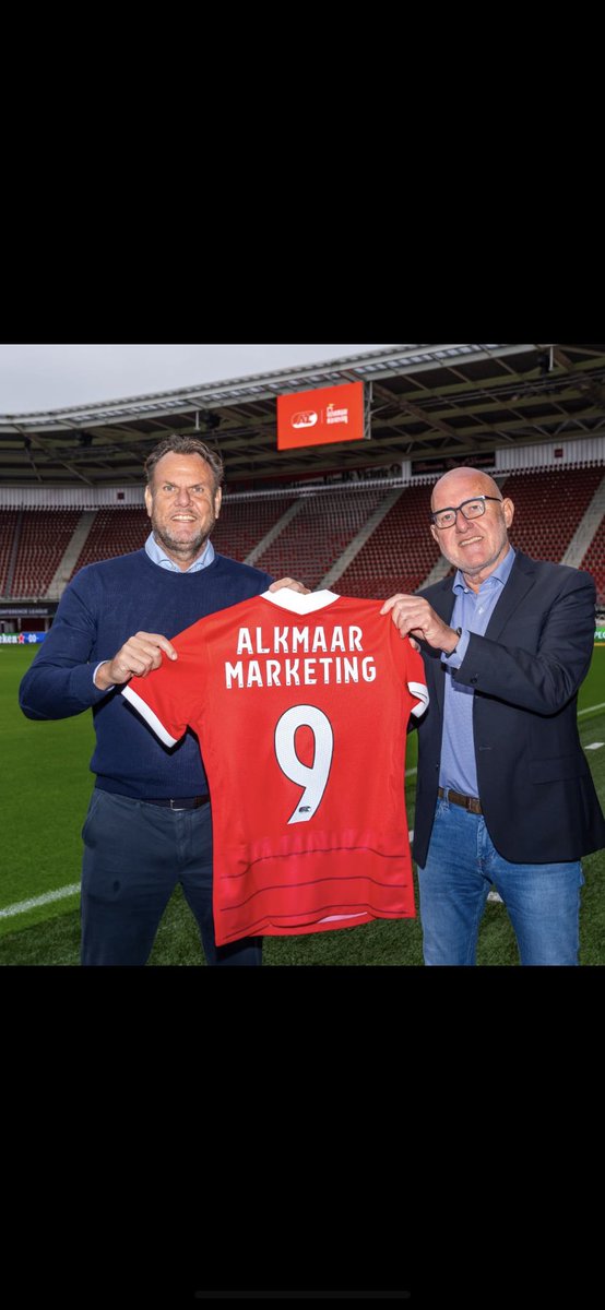 Krachtig partnership gesloten tussen #AZ en Alkmaar Marketing. De toekomst lonkt!