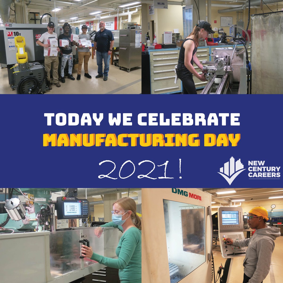 Happy Manufacturing Day! New Century Careers is proud to be a part of MFG Day and helping to grow the skills of Southwestern PA's #manufacturing workforce. #MFGDay21