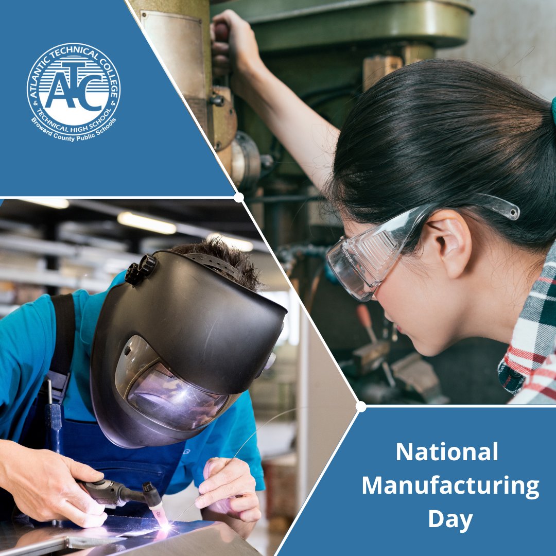 ATCTechCollege's tweet image. On this National Manufacturing Day, we would like to celebrate our awesome Machining and Welding instructors.  You are amazing! Thank you Mr. Finan, Mr. Welsh, and Mr. Rose for all you do.

#ATC #atlantictech #manufacturing #welding #machining #fltechcollege #workforceeducation