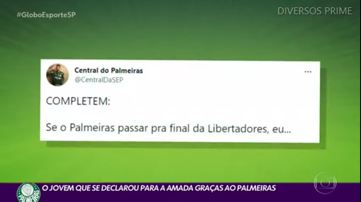 CentralDaSEP's tweet photo. Manhê, tô na Globo 🤩 https://t.co/6KNHxGvfxO