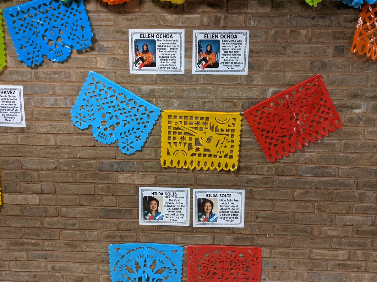 FCPSKMacauley's tweet photo. Celebrating Hispanic Heritage at the WAVE! Educating out Role Models about the positive influence Latinos have made in our society. @FCPSWaverley @FCPSMaryland https://t.co/HjVI1sJeVE