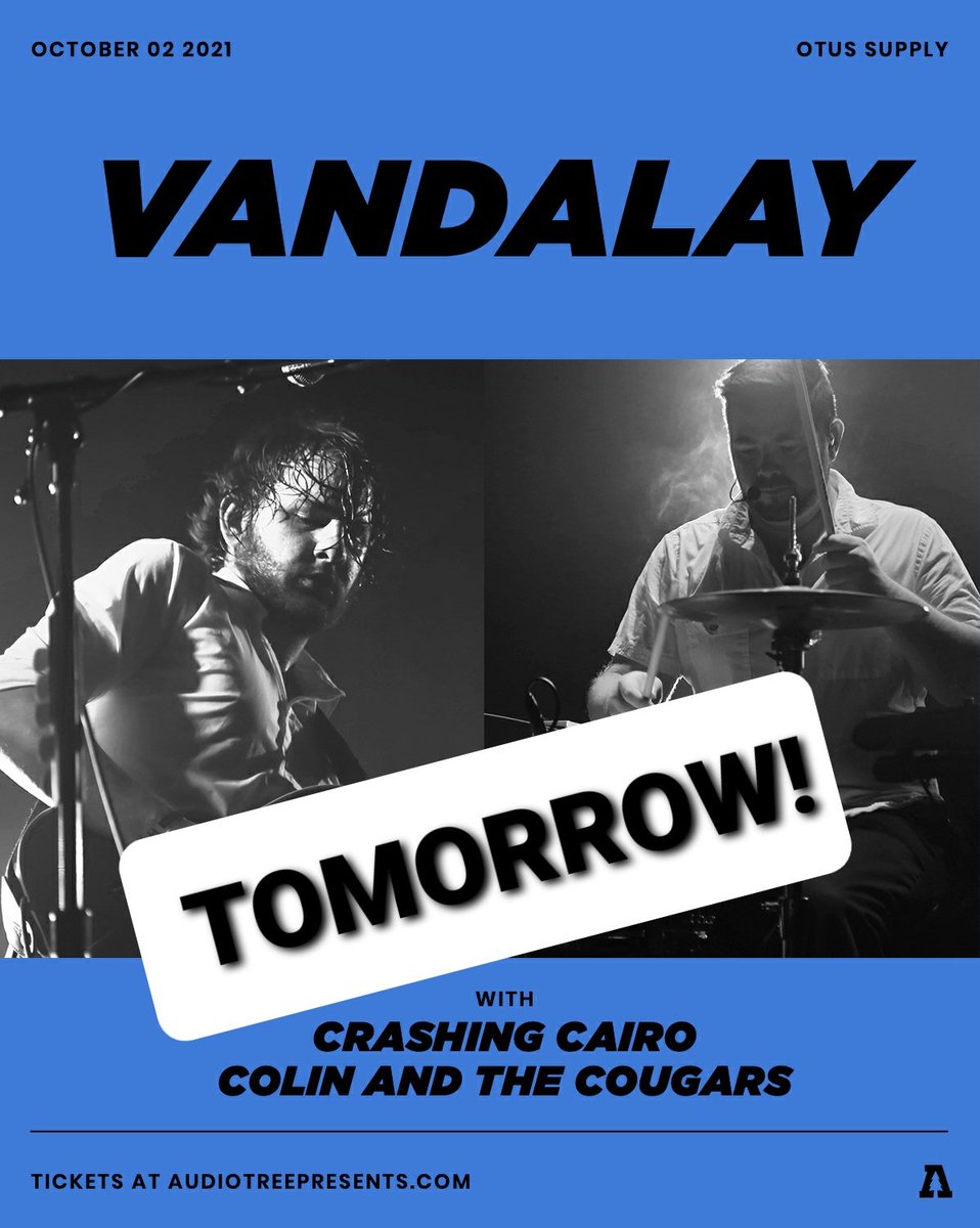 We're ready! Are you?! Tickets on sale at audiotreepresents.com/shows/10-02-20…