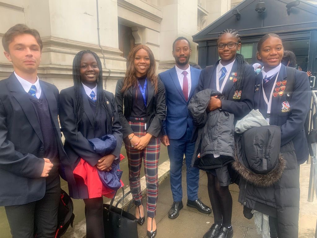 HabsHatcham's tweet photo. Thank you to @NazLegacy for inviting us to 10 Downing Street for the launch of #BlackHistoryMonth2021 An amazing experience for our students. #proudtobehaberdashers #hatcham #haberdashersadvantage https://t.co/FTtskW4brj