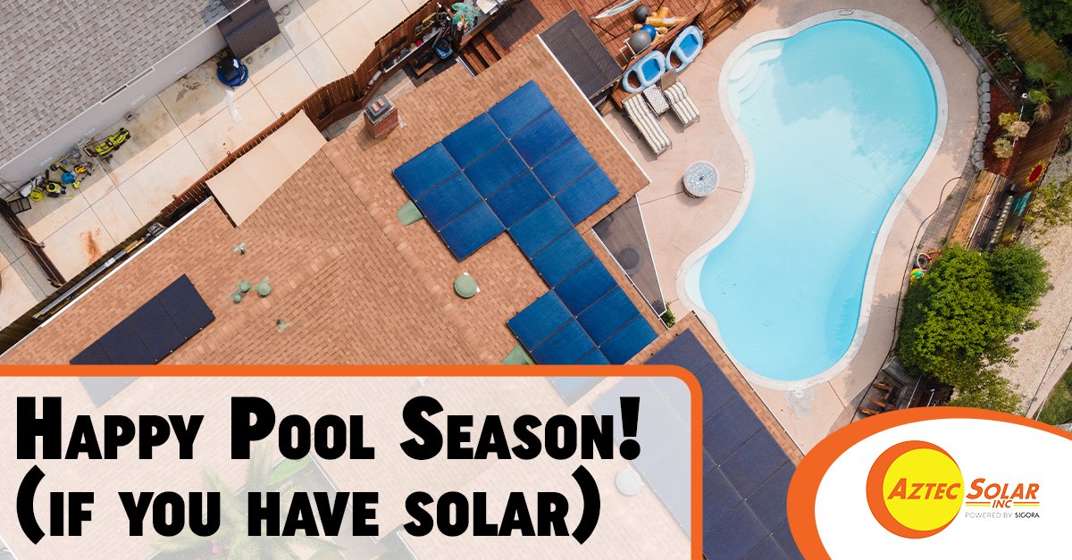 aztecsolar's tweet image. Happy October and happy … pool season? Yep! You read that correctly. Join the fun at aztecsolar.com. #october2021 #solarpool #aztecsolar #poweredbysigora