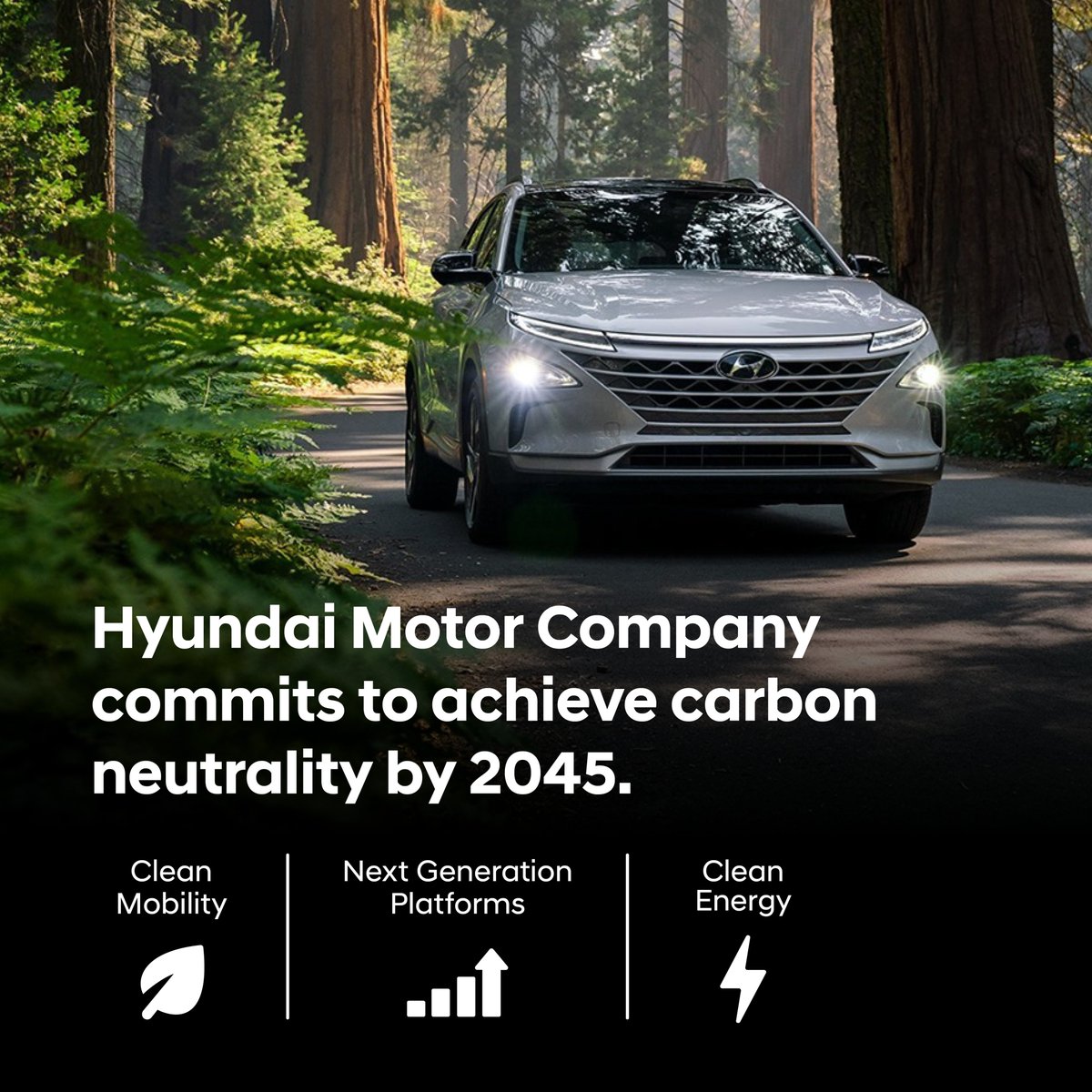 Hyundai's tweet image. #ProgressforHumanity represents @Hyundai_Global&apos;s commitment to realizing emissions-free mobility as a fundamental human right. Under this vision, we pledge to do the best thing for humanity and society to lead us all towards a better future. #NDEW2021