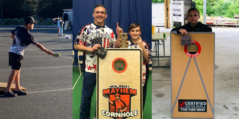 CornholeAddicts's tweet photo. If you are not from NJ, you probably do not know who Brayden Rayhon is but this young man is putting in the work and has big plans. He is our next After School Bagger, so check out his story and get to know Brayden! #cornholeaddicts #feedyouraddiction

https://t.co/huZ197nZly https://t.co/v1YLWkj63E