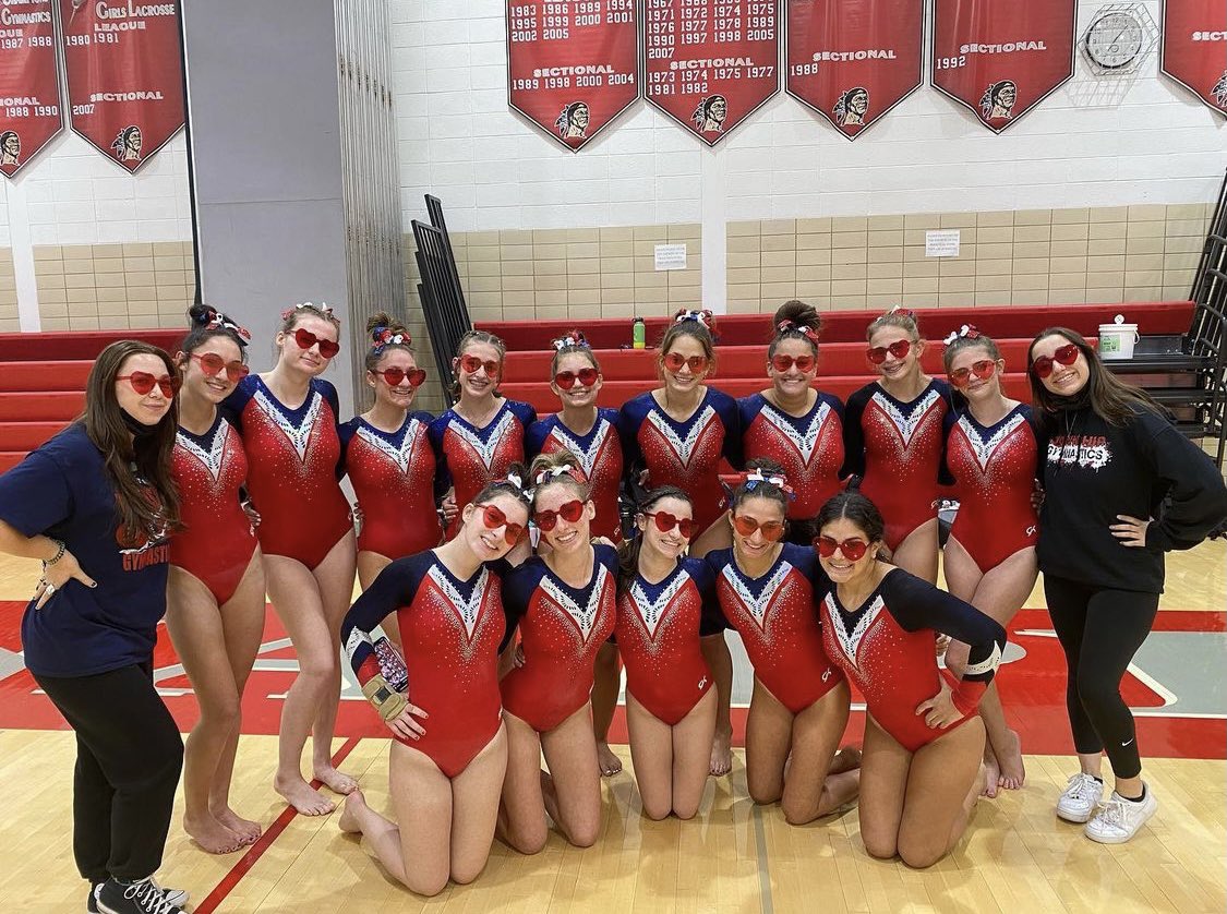 TWPgym's tweet photo. Last nights win against Lenape❤️Keeping us 4-0 this season 💙 Continue the hard work ladies!! https://t.co/HvOss5qGu3