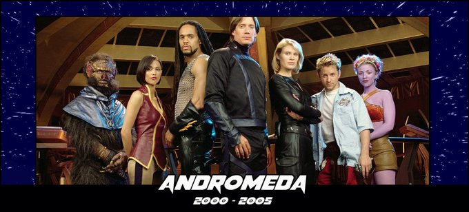 ELeeZimmerman's tweet photo. 2000's "Andromeda" turns 21 years young today! https://t.co/tYtAVMYQJc @roddenberry @ksorbs @lisajryder @LexaDoig @KeithHamCobb @stevebacic @writergeekrhw @BrentStait @BrandyLLedford @Syfy 

!!! Please Retweet !!! https://t.co/VT6vagV9SV
