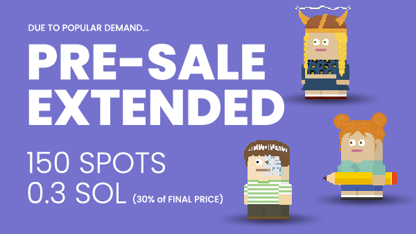 thepeepsnft's tweet photo. WE SOLD OUT!

Extended another 100 spots for pre-sale for those who are quick!

https://t.co/Q3iMuV9MD9

#NFT #NFTs #NFTCommunity #nftcollector  #NFTcollectibles https://t.co/vPDMzCqqSU