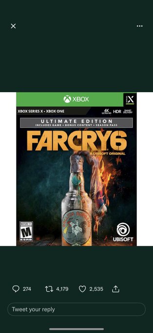 Can&rsquo;t wait to stream this !!! I hope it&rsquo;s good @FarCrygame  #Twitch #YouTuber #nikohunt #games #FarCry6<a href="/tag/games"class="tags"><span>#games</span></a><a href="/tag/youtuber"class="tags"><span>#youtuber</span></a><a href="/tag/livestream"class="tags"><span>#livestream</span></a><a href="/tag/twitch"class="tags"><span>#twitch</span></a><a href="/tag/farcry6"class="tags"><span>#farcry6</span></a>