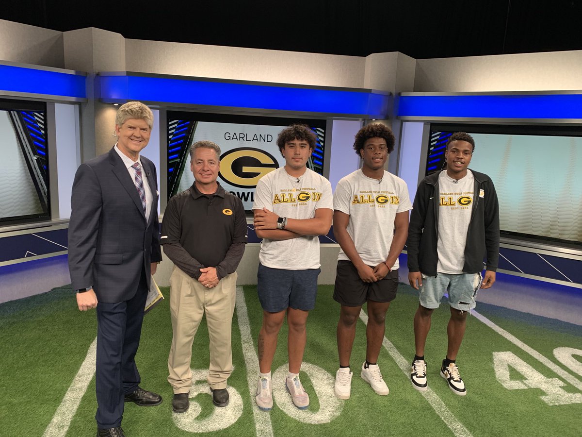 Great to have the 6-0 Garland Owls in the studio ! Best Start since the 1999 State Title Team !!! ⁦<a href="/Owls_Booster/">Garland Owl Football Boosters</a>⁩ ⁦<a href="/garland7v7owls/">Garland Owls 7v7</a>⁩ ⁦<a href="/GHS_Owls/">Garland High School</a>⁩ ⁦<a href="/sherese_nix/">Sherese Nix</a>⁩ ⁦@cergioperez12⁩ ⁦<a href="/fettyca_/">Charles Allen</a>⁩ ⁦<a href="/JaytricGeter/">Jaytric Geter</a>⁩ 

Check them out on @BallySportsSW