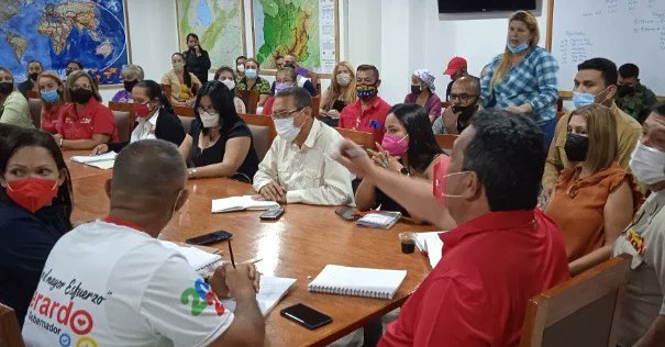 Gerardo4fPsuv's tweet photo. #Hoy sostuve un productivo encuentro con el Sistema de Misiones y Grandes Misiones, coordinamos estrategias de protección social a desarrollarse en los próximos días.

🅰️tentos!!

¡Nuestra prioridad siempre será el bienestar del pueblo! https://t.co/G8IiiSqLER