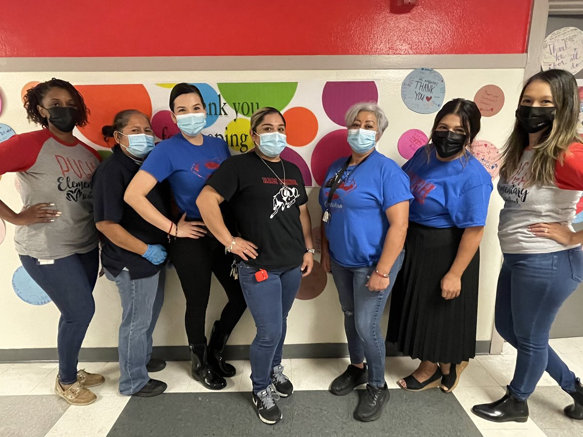 Happy National Custodial Workers Day to our dedicated custodial staff —we appreciate everything you do to keep our campus clean and safe. <a href="/PughRamsHISD/">Pugh Elementary</a> <a href="/hisd_facilities/">HISD Facilities</a>