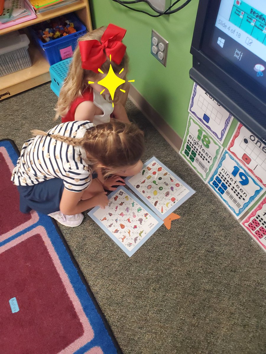 LauraCano79's tweet photo. Working hard at being Word Scientists today by comparing and contrasting different alphabet charts with our partners @LizGoodman1 @WilchesterSBISD @TCRWP https://t.co/8N5ESy6hyC