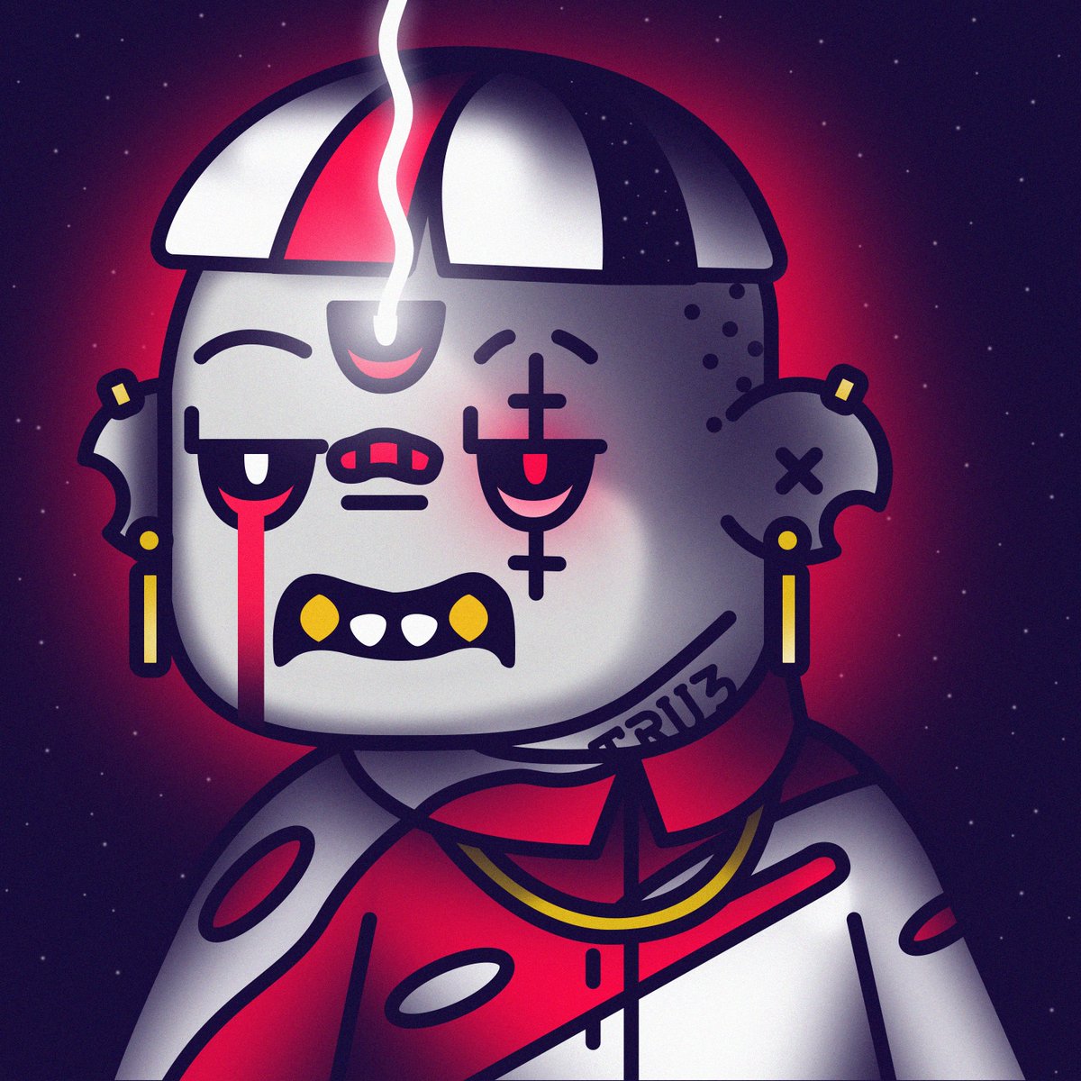 truenoir_'s tweet photo. It's Halloween season!

Show me your @Deadfellaznft I wanna know you all. I don't own a DeadFella buuuuut I can make em look hella fresh.

This is the Truegang. 

Thanks for letting me pimp your fella @evanodette @_SLIMEL0RD @BumblingNerd https://t.co/XI34D7e2Zt