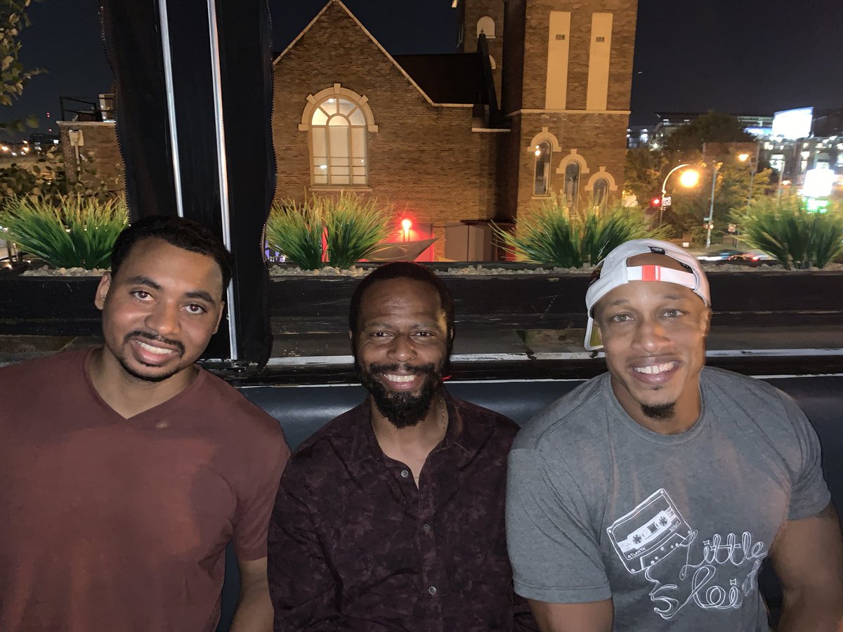 District1For's tweet photo. Three generations of NPU Y leadership bonded by purpose, service and brotherhood. I am so BLESSED to have the support and council of my seceding chairs @TroyNunnally & Chris McCord. They keep me grounded and focused on our collective goals.
#BrothersInService
#R4D1 https://t.co/KEbqRbh7zv