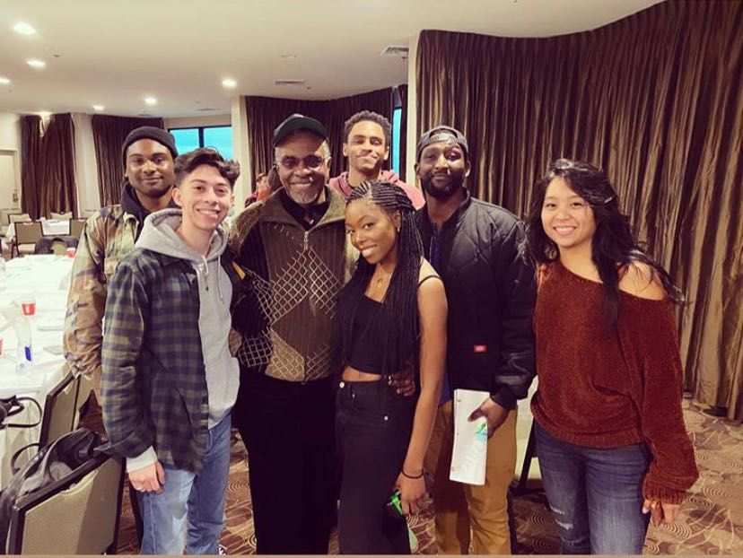 Photo from the very first table reading of #BlackNightMovie from Director Maritte Lee Go 🥺 #WelcomeToTheBlumhouse