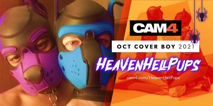 I am very proud of my pup models and brothers for being this months covers pups @HeavenHell420  arrrooo