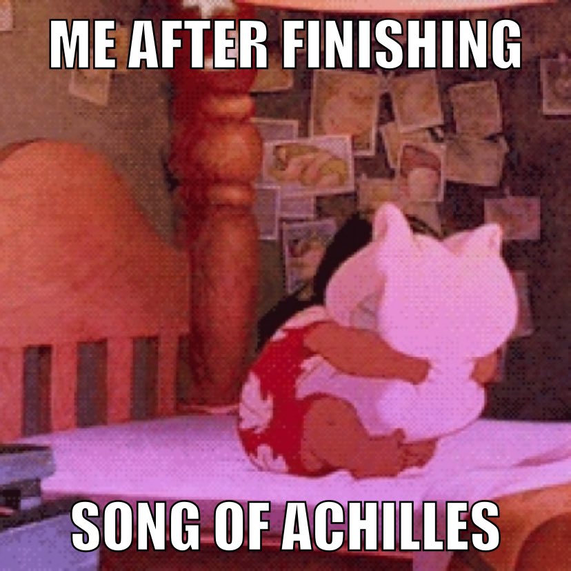 Davidwillthrive's tweet image. I’m not crying, you’re crying…ok, we’re all crying #thesongofachilles