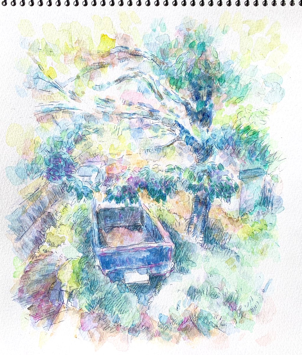 rippeiafuru's tweet photo. 隠れ家　
#水彩 #watercolor https://t.co/eilY6ldEXT