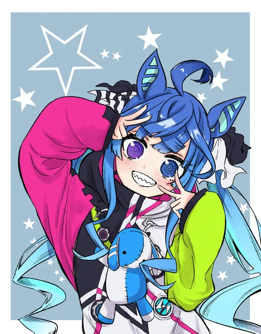 ツインターボ描いたよ
#ウマ娘  #ツインターボ 