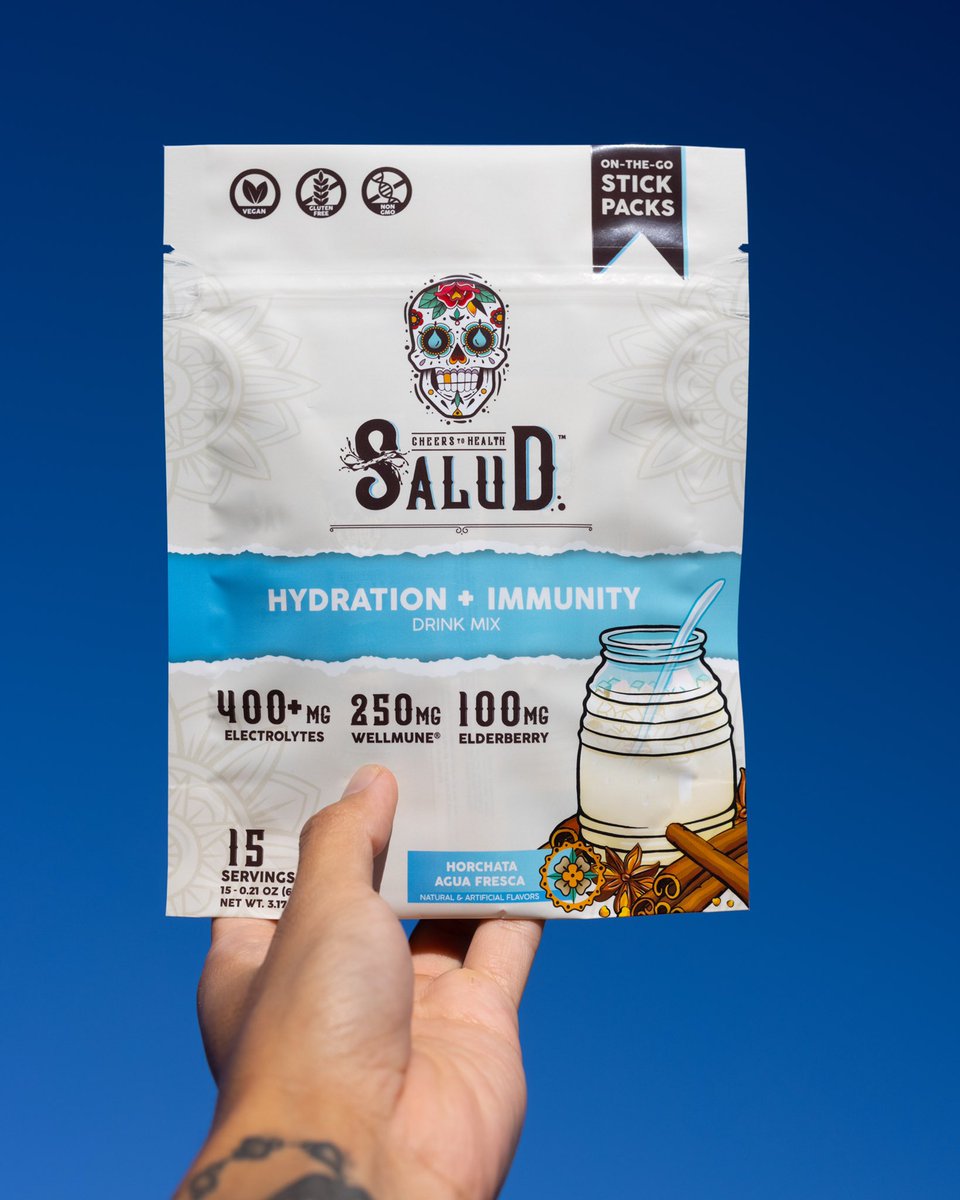 TasteSalud's tweet photo. Have You Tried Horchata Yet?! 🥛🔥

You can now Subscribe &amp; Save 15% Off your next purchase of Salud! If you still haven’t tried our new flavor, what are you waiting for!?

#CheersToHealth https://t.co/3dyK3SSoZa