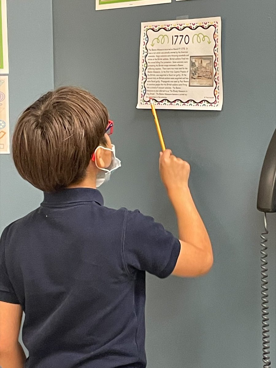 PinesPatriots's tweet photo. It’s a blast from the past!
Ms. Fletcher’s students participated in a gallery walk that taught them about the events leading up to the American Revolution. Awesome job!
@CSUSAhq @rwindlerfreitag #CSUSAProud #FundamentalLearning #ForwardFocus #AmericanRevolution #FLCharter https://t.co/E5qzVXvZKH