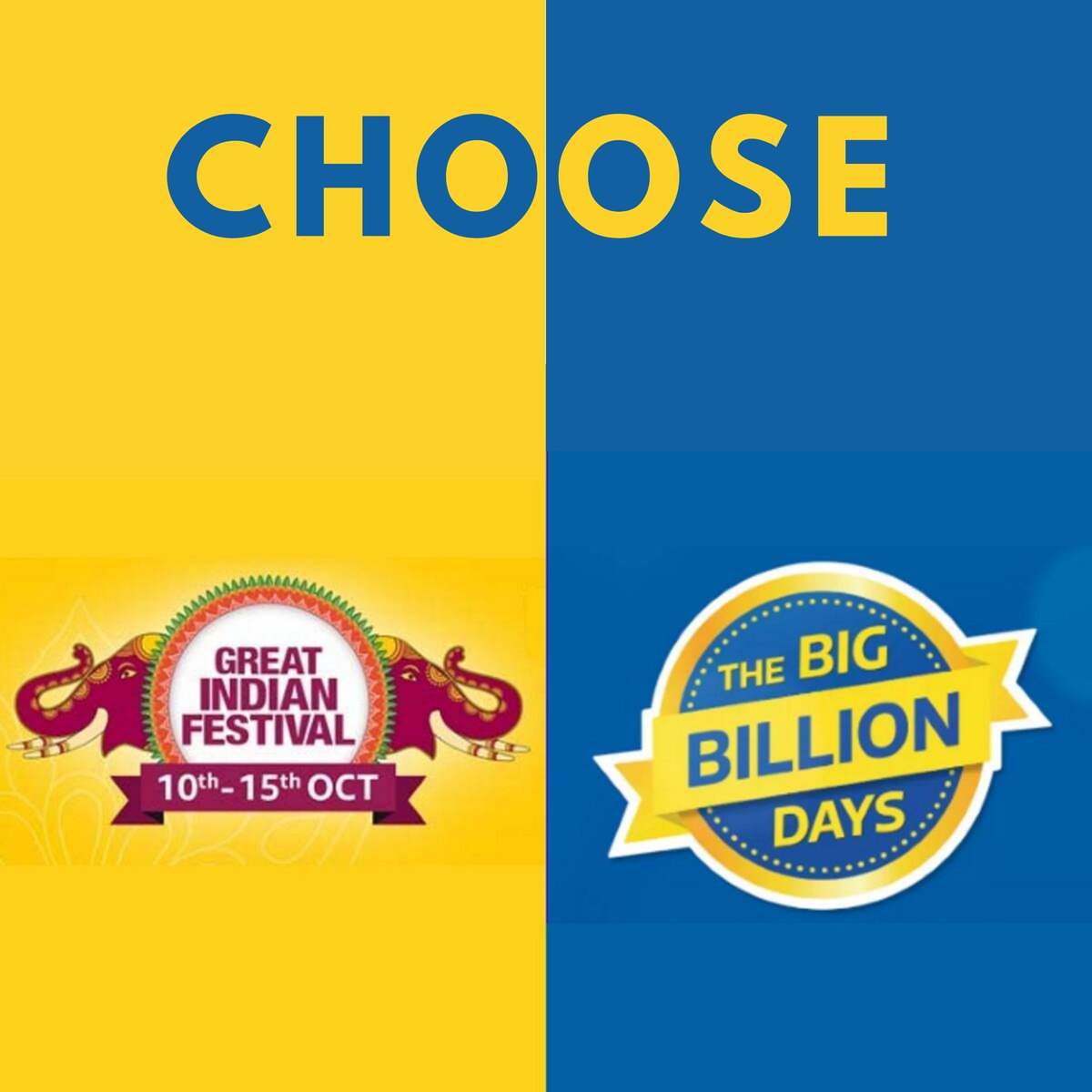 thataverageekk's tweet image. for the first time, I&apos;ll choose Flipkart BBD 😅