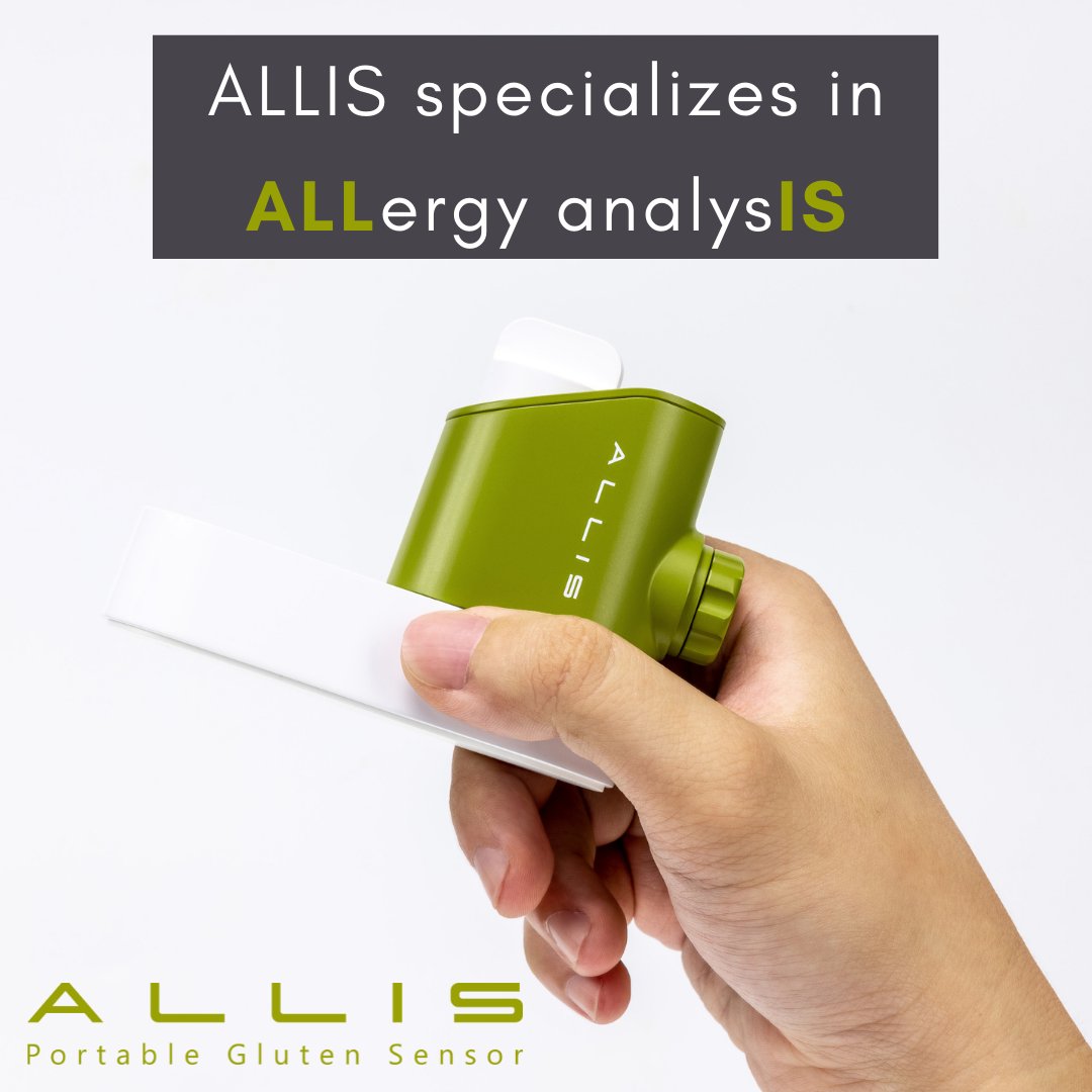 GetAllisSensor's tweet image. DID YOU KNOW: ALLIS is short for ALLergy analysIS! 

While our gluten sensor will be the first to launch, ALLIS aims to support versatile testing for other major food allergens in the future! What allergens would you want to see ALLIS test for?