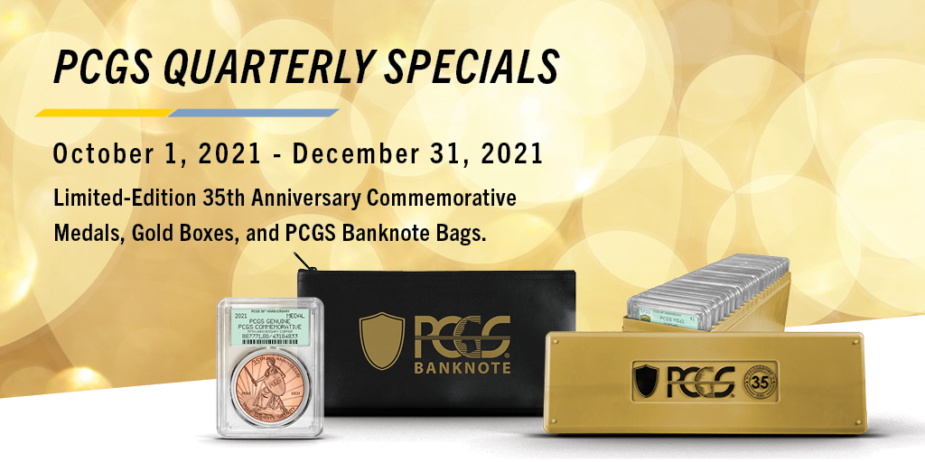 PCGScoin's tweet image. Our latest grading special are now live! Follow the link below for full details. #PCGS #PCGSBanknote #Coins 
pcgs.com/ccspecial