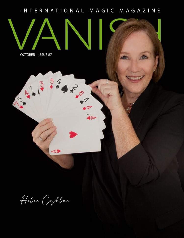 I’m so excited to be on the cover of October’s Vanish International Magic Magazine 🥰