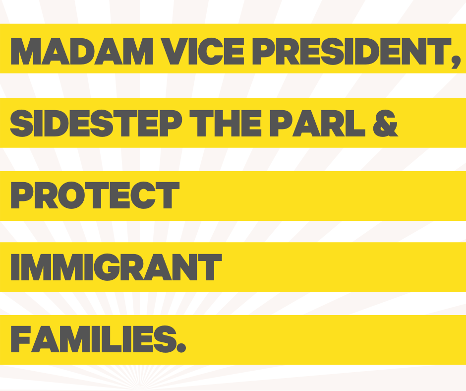 The Parliamentarian is an UNELECTED advisor. <a href="/VP/">Vice President JD Vance</a>: We elected YOU as our leader! Use your constitutional power to ignore her advice and deliver a pathway to citizenship for immigrant communities!