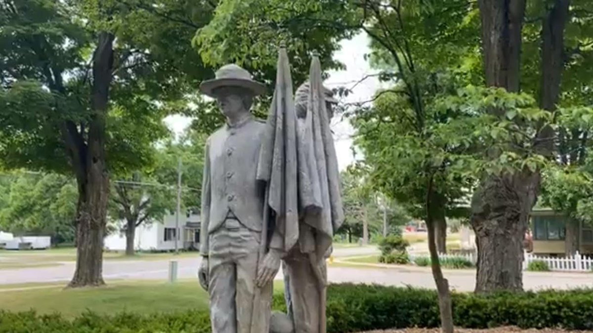 Michigan township declines to pursue charges after civil war statue vandalism fox2detroit.com/news/michigan-…