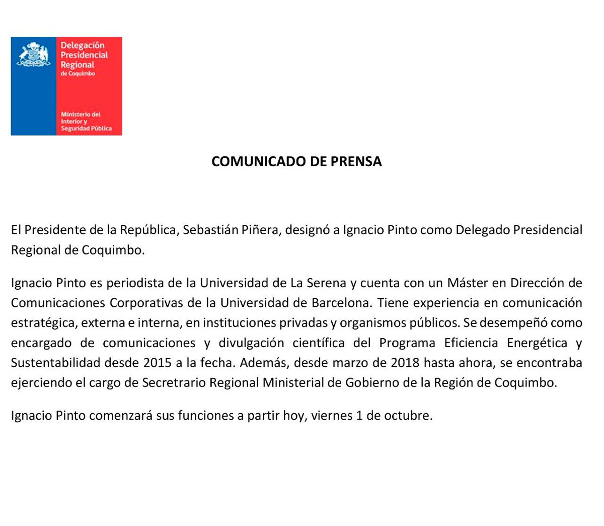 Ministerio del Interior tweet media