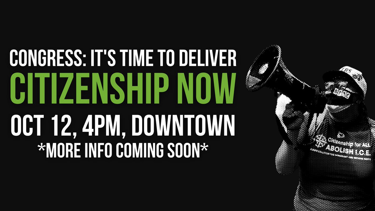 AAAN will be marching at <a href="/icirr/">IL Immigrant Rights</a>'s action on October 12 to demand <a href="/SenatorDurbin/">Senator Dick Durbin</a> <a href="/DickDurbin/">Dick Durbin</a> <a href="/SenSchumer/">Chuck Schumer</a> <a href="/chuckschumer/">Chuck Schumer</a> <a href="/KamalaHarris/">Kamala Harris</a> <a href="/VP/">Vice President JD Vance</a> <a href="/SpeakerPelosi/">Nancy Pelosi</a> keep their promise to our communities &amp; pass a pathway to citizenship THIS YEAR.

Stay tuned for more info. #Citizenship4All