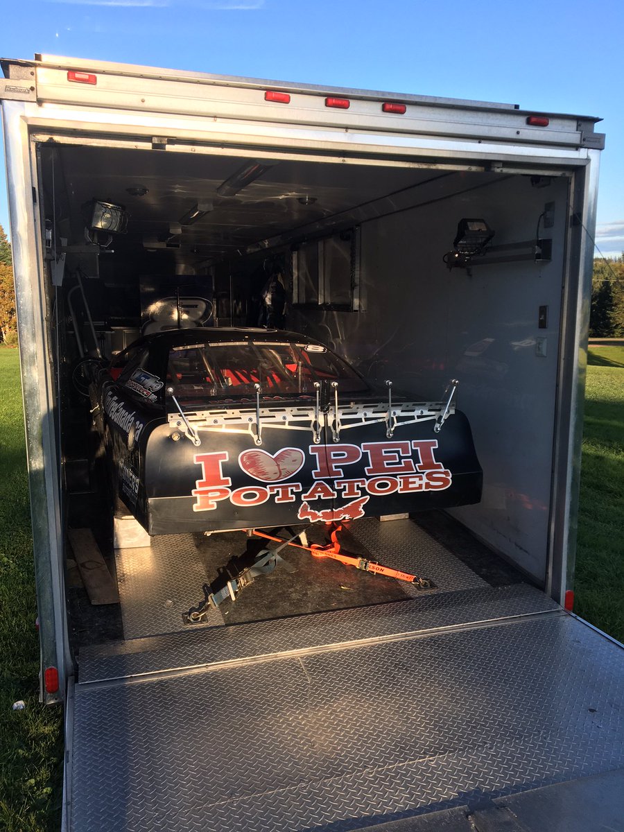 In the box for the final time @lambeconcrete @pei_potatoes <a href="/loneoakbrew/">Lone Oak Brewing Co</a> @cerettis_grocery @tiretirecanada.ca @oconnorglass @acthydraulics @prostocktour #cummings150 <a href="/sswracing/">Scotia Speedworld Powered By CKG Elevator</a>